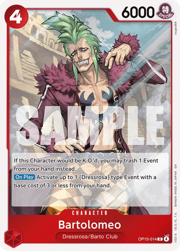 Bartolomeo [OP15-EB04 - OP15-014] - Adventure on Kami's Island