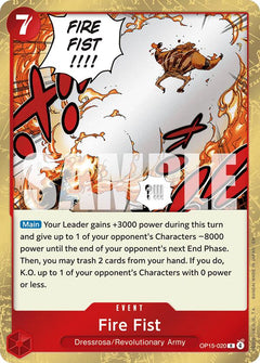 Fire Fist [OP15-EB04 - OP15-020] - Adventure on Kami's Island