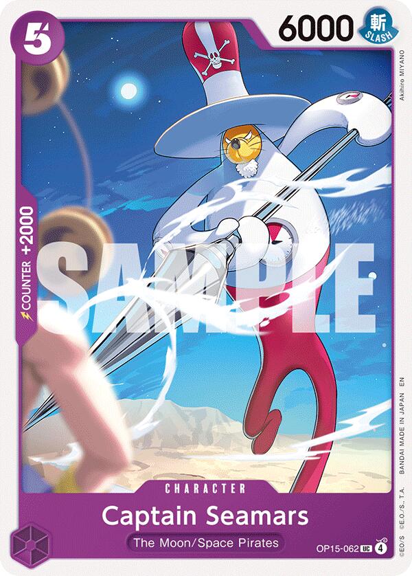 Captain Seamars [OP15-EB04 - OP15-062] - Adventure on Kami's Island
