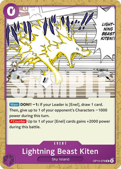 Lightning Beast Kiten