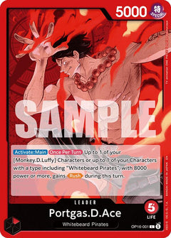 Portgas.D.Ace (001) [OP16 - OP16-001] - The Time of Battle