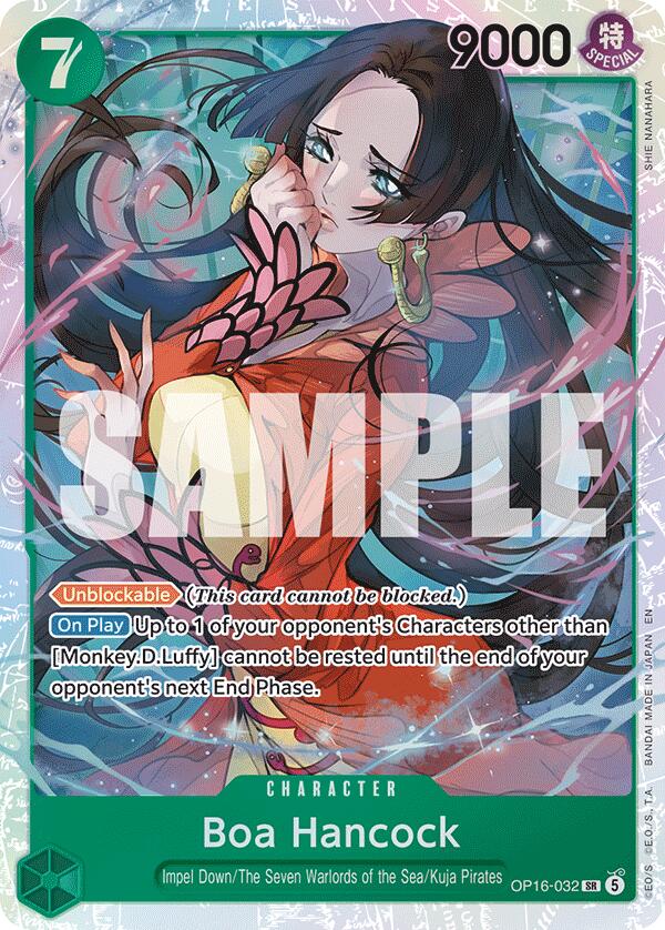 Boa Hancock [OP16 - OP16-032] Super Rare - Bandai