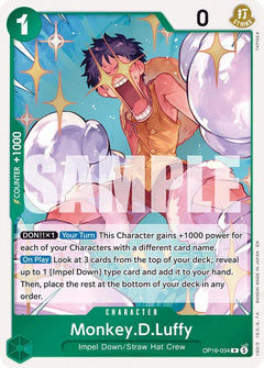 Monkey.D.Luffy (034) [OP16 - OP16-034] - The Time of Battle