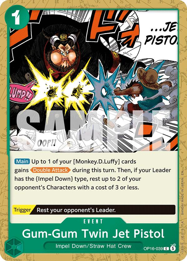 Gum-Gum Twin Jet Pistol [OP16 - OP16-039] - The Time of Battle