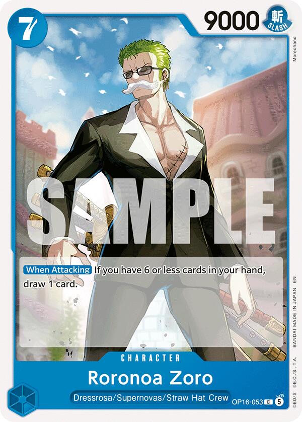 Roronoa Zoro (053) [OP16 - OP16-053] - The Time of Battle
