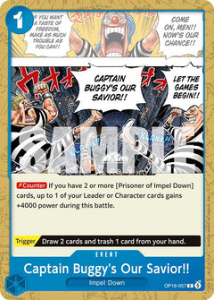 Captain Buggy's Our Savior!! [OP16 - OP16-057] - The Time of Battle
