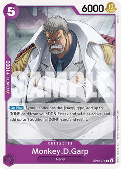 Monkey.D.Garp [OP16 - OP16-075] - The Time of Battle