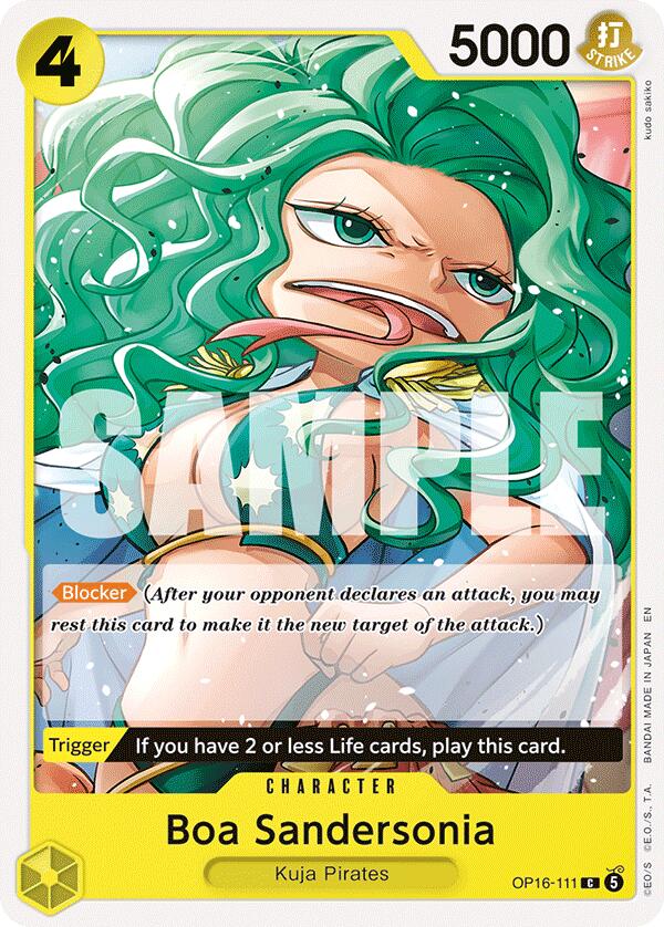 Boa Sandersonia [OP16 - OP16-111] - The Time of Battle