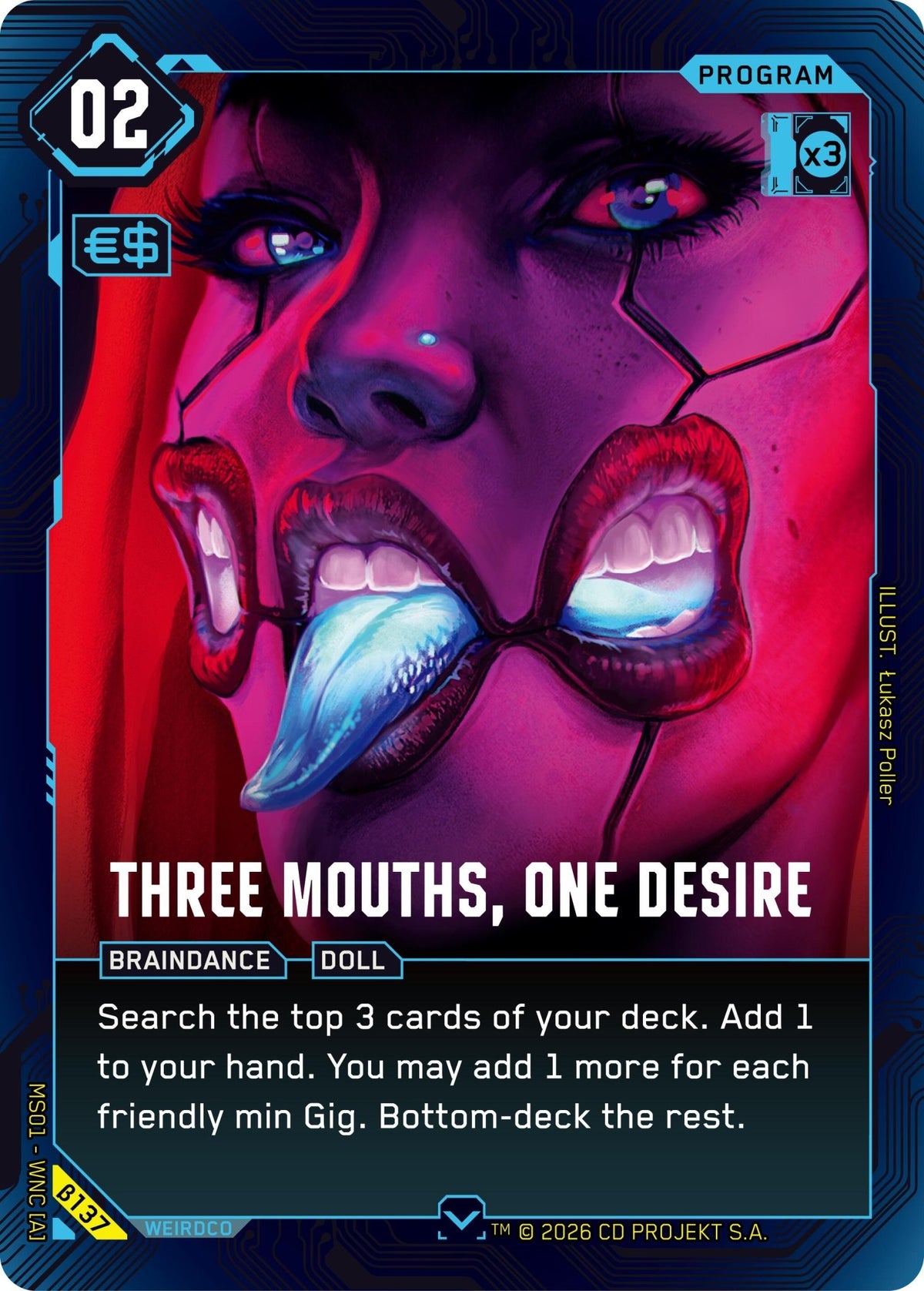 Three Mouths, One Desire