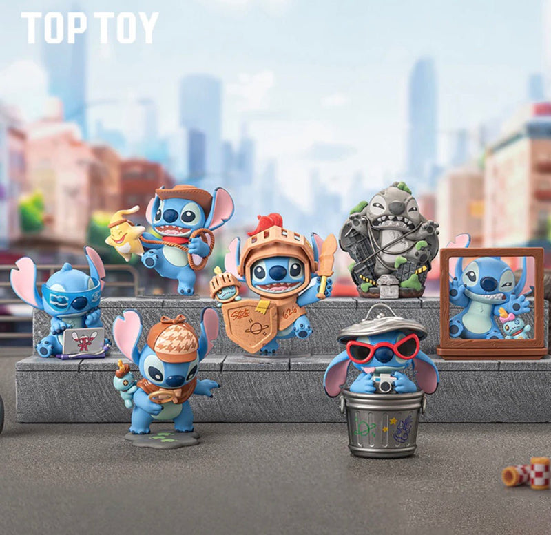 Disney Stitch City Adventure Series Figures Blind Box - Top Toy