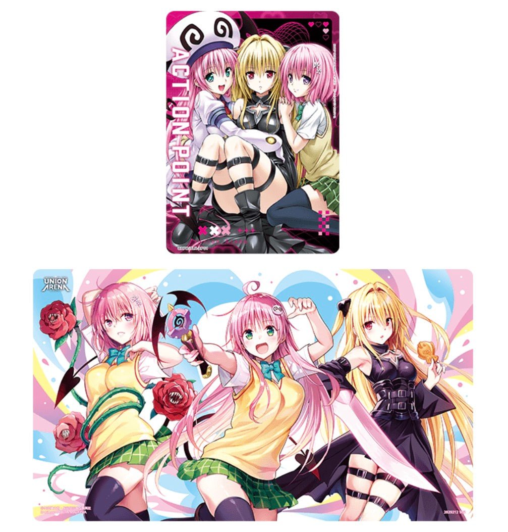 UNION ARENA Playmat & Action Point Cards Set To LOVE Ru Series - Other