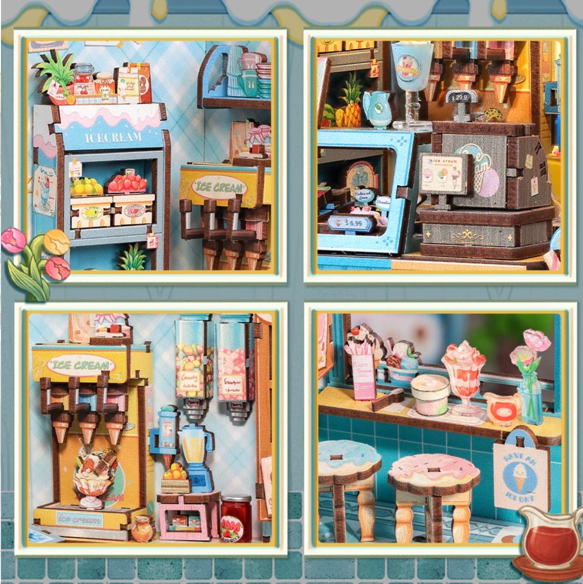 CUTEBEE DIY Miniature House | Bella’s Ice Cream - Cutebee