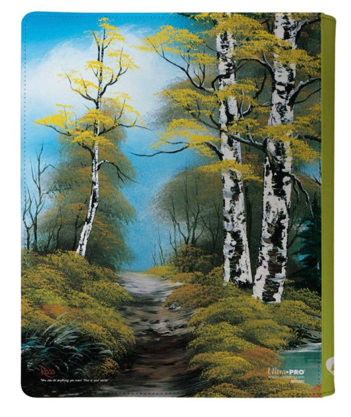 Nature-themed Ultra Pro binder Bob Ross