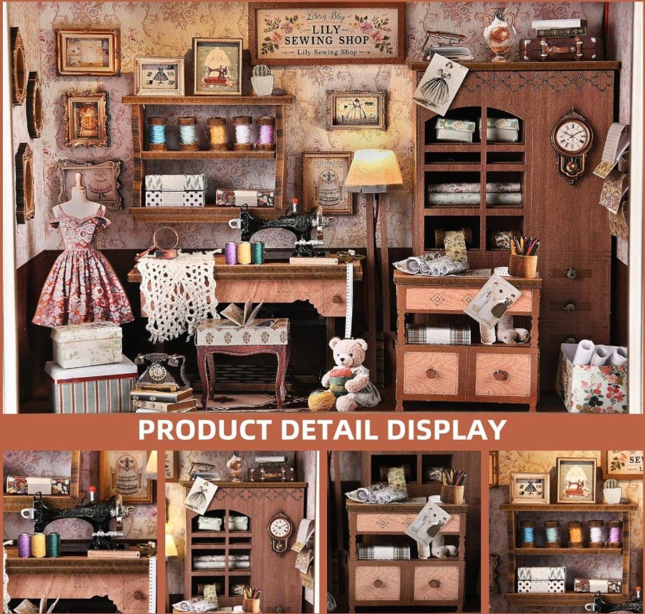 Pending - Lily Sewing Shop Book Nook - Aslowsnail