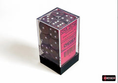 Speckled Silver Volcano 16mm d6 Dice Block (12 dice) - Chessex