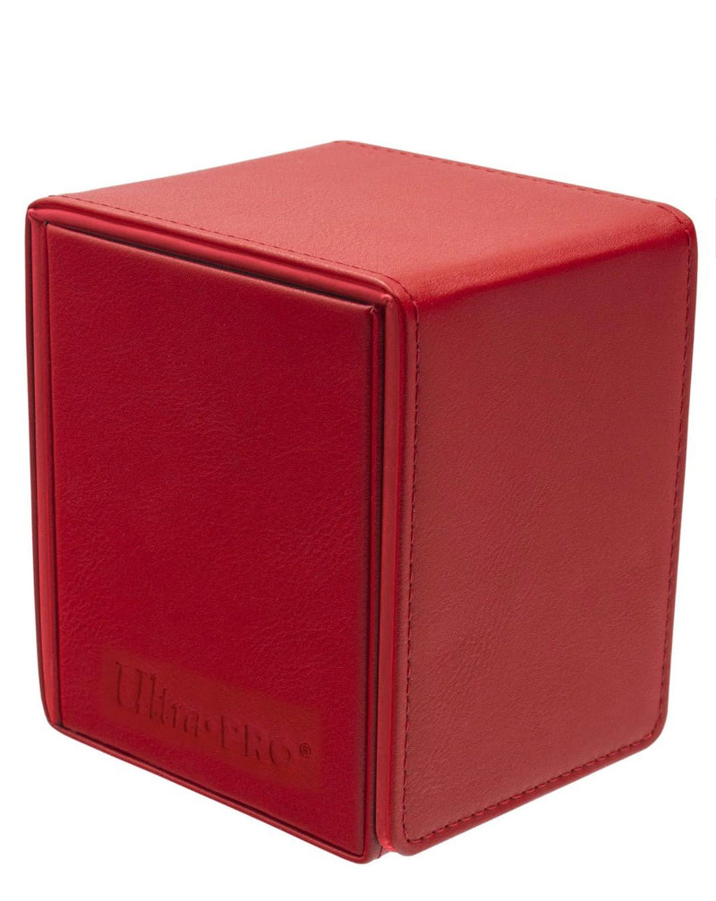 Vivid Alcove Flip Deck Box - Red - Ultra Pro Deck Boxes - Ultra Pro