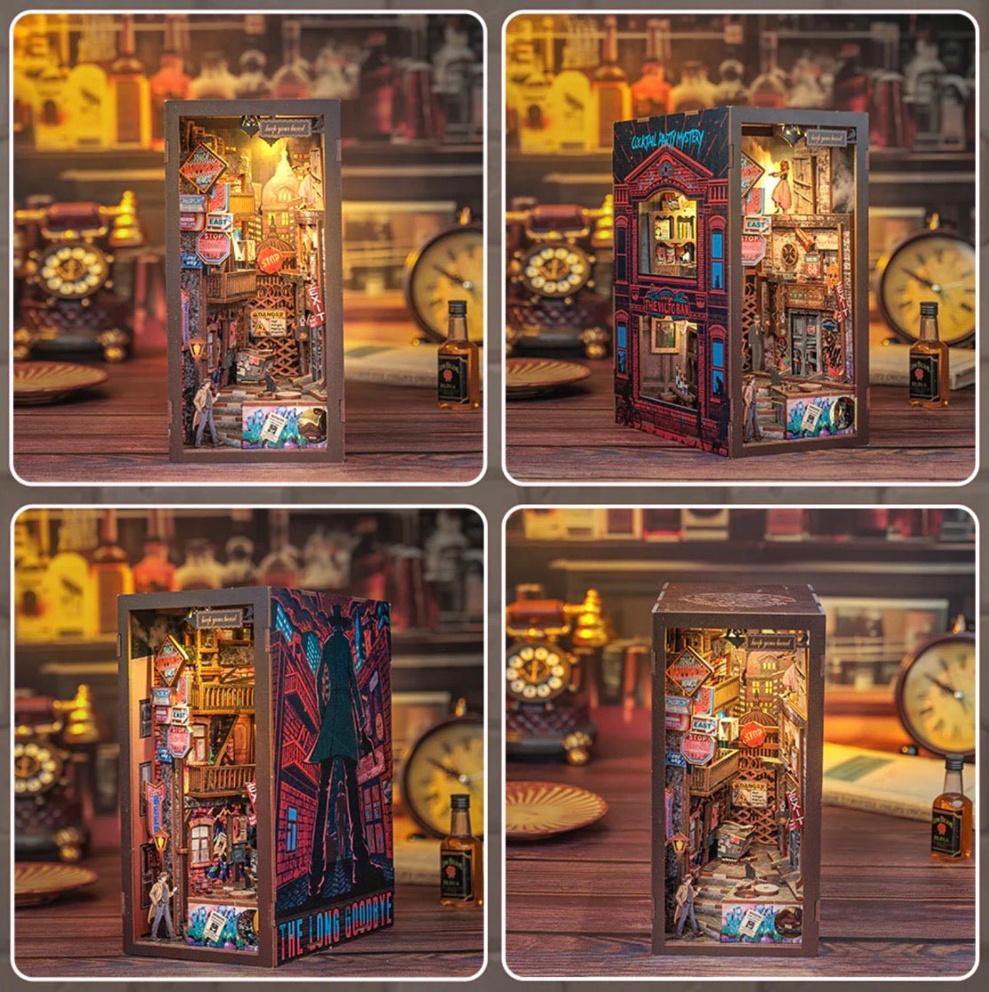 CUTEBEE DIY Book Nook Kit - The Long Goodbye - Cutebee