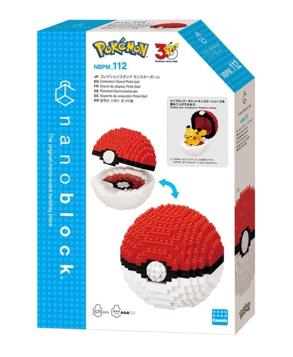Poke Monster Ball Block Building Toy nanoblock Pokemon - Kawada