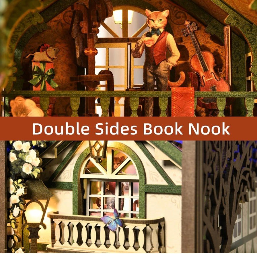 Pending - “The Cat Returns” Cat Affairs Bureau DIY Book Nook Kit - Aslowsnail