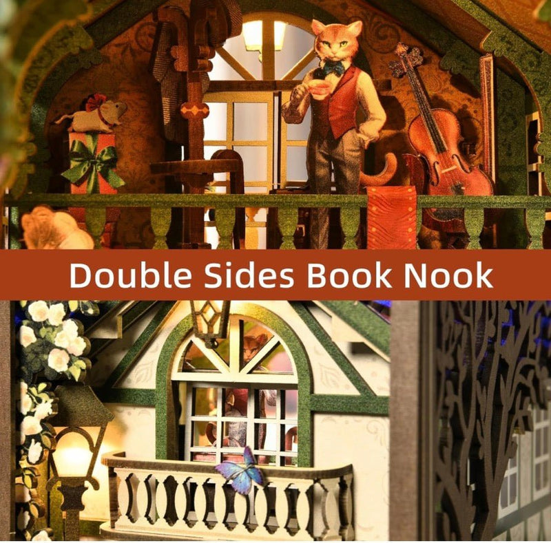 Pending - “The Cat Returns” Cat Affairs Bureau DIY Book Nook Kit - Aslowsnail