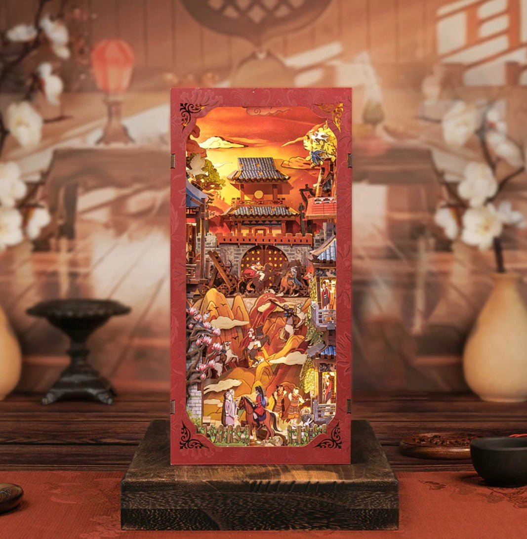 CUTEBEE DIY Book Nook Kit - The Legend of Mulan - Cutebee