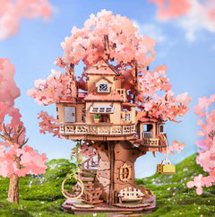 Pending - Rolife 3D Wooden Puzzle - Sakura Tree House TGS04 - Rolife