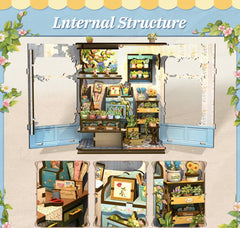 CUTEBEE DIY Miniature House | Anna's Blue Blossom - Cutebee