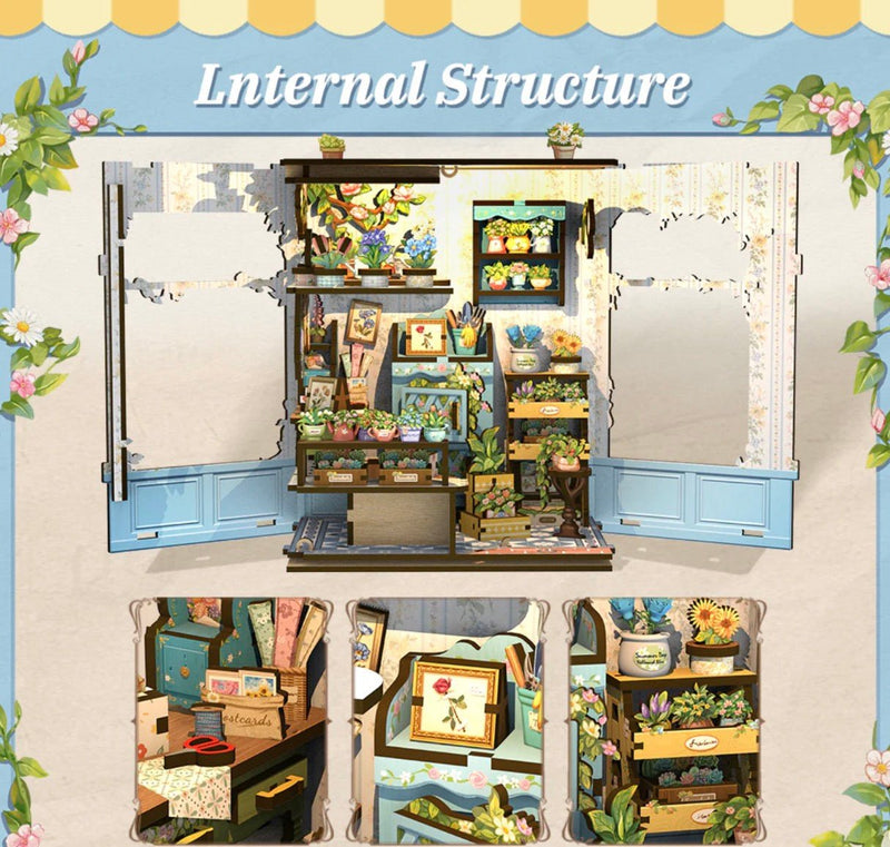 CUTEBEE DIY Miniature House | Anna's Blue Blossom - Cutebee