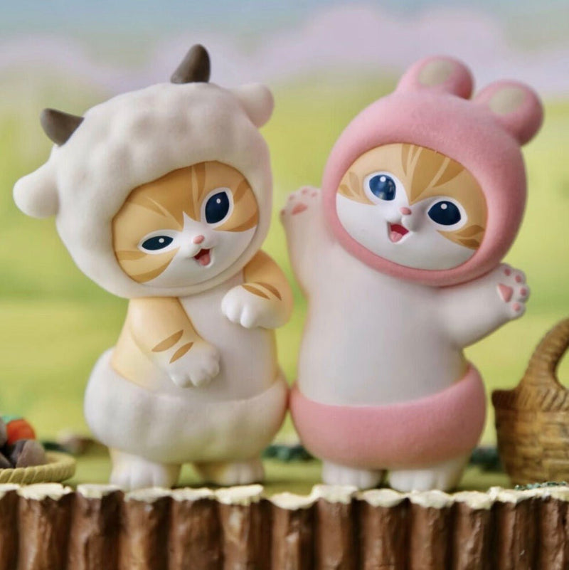 Mofusand Fluffy Party Series Figrure Confirmed Blind Box Cat Cute - Miniso