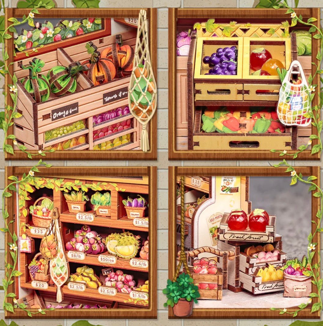 CUTEBEE DIY Book Nook Kit - The Green’s Grocery - Cutebee