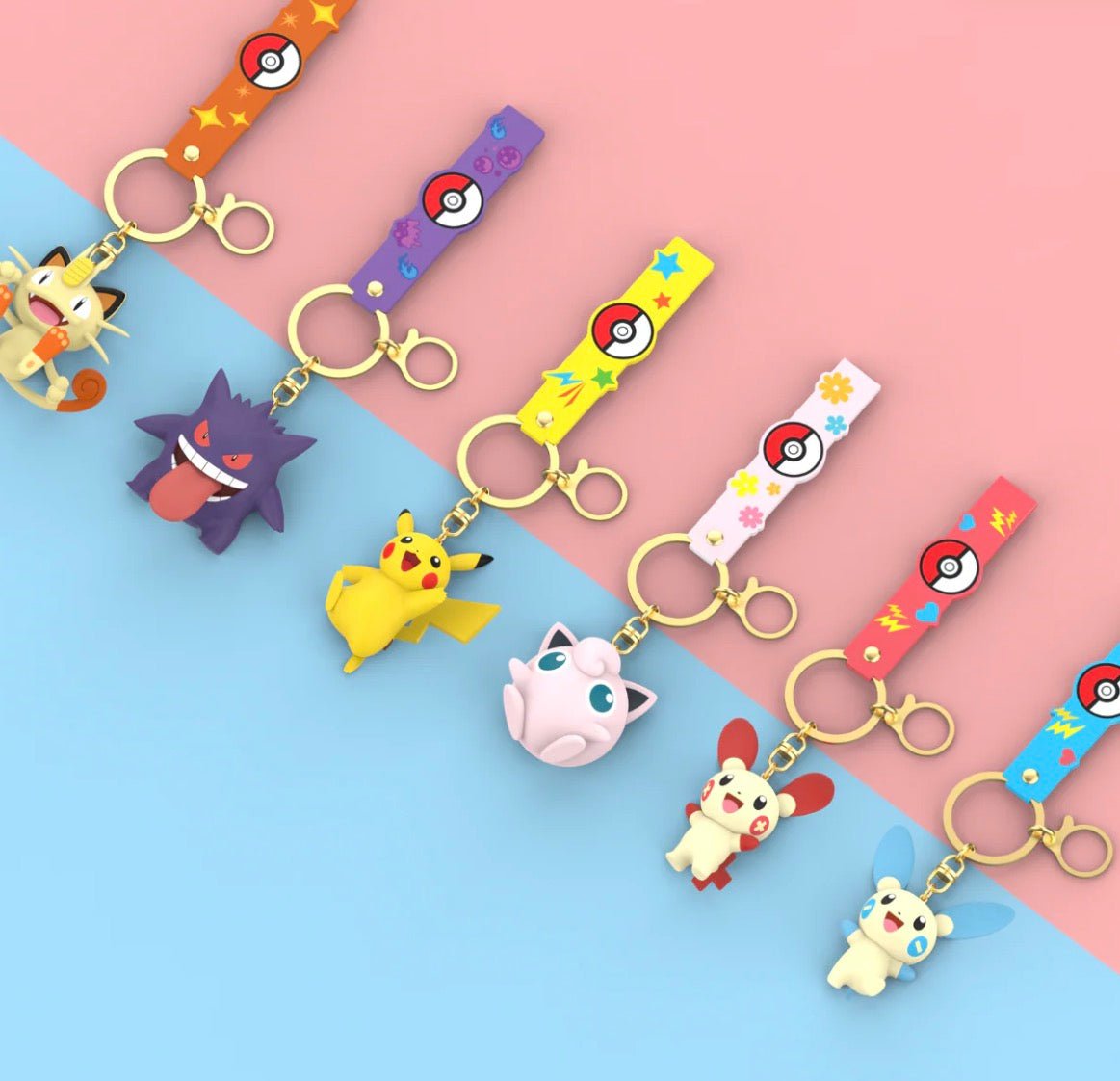 Pokémon Keychain Jigglypuff Wrist Strap - Funism