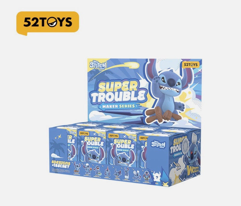 Stitch Super Trouble Maker Series One Blind Box - 52Toys
