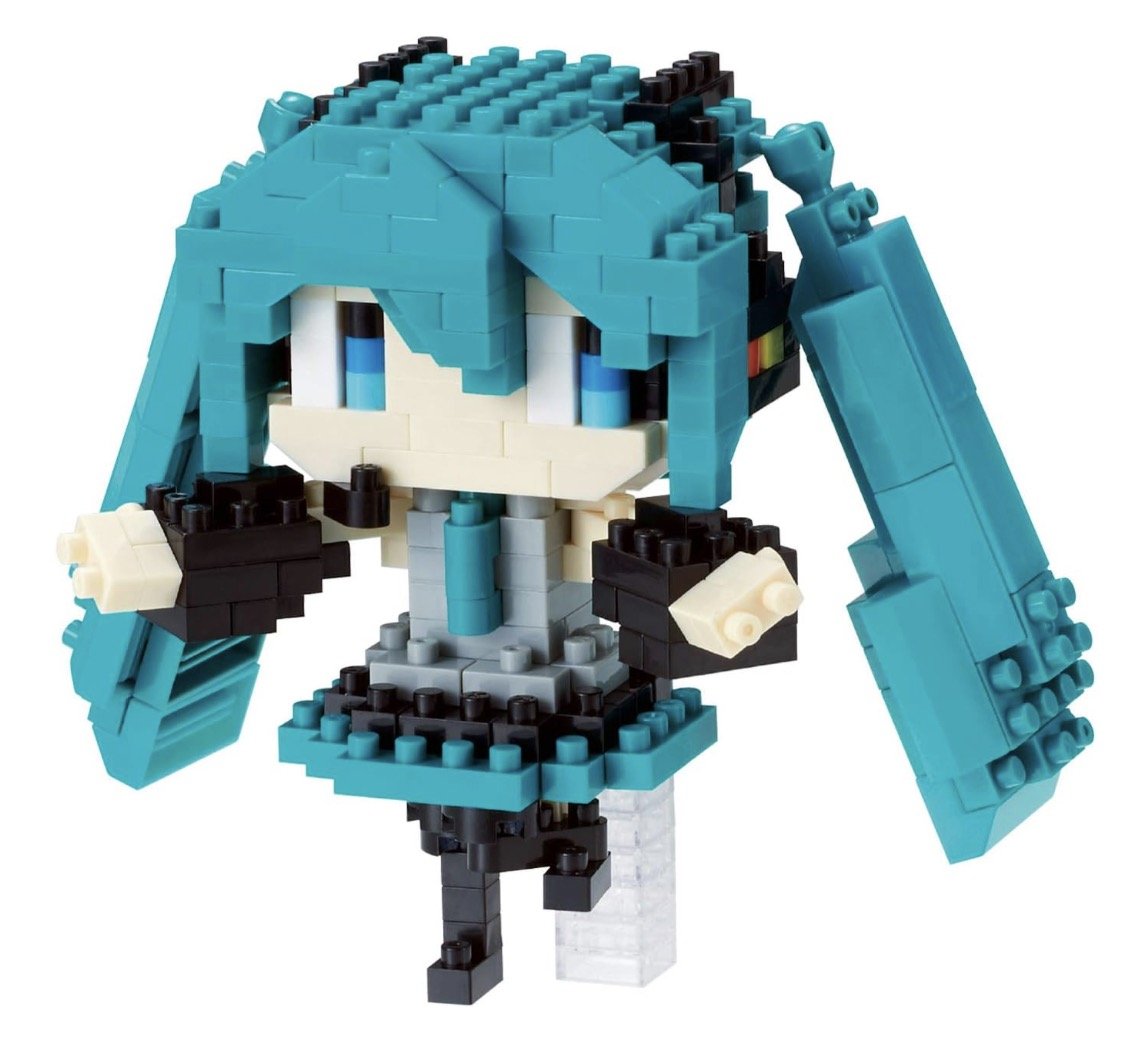 Nanoblock - Hatsune Miku - Character Collection - Hatsune Miku Building Kit - Kawada