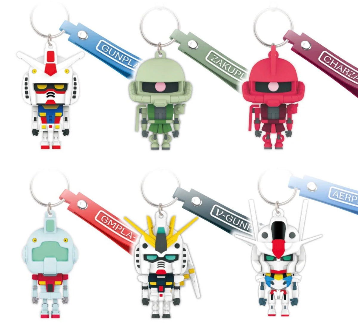 AERPLA-KUN 3D RUBBER MASCOT KEYCHAIN - Bandai