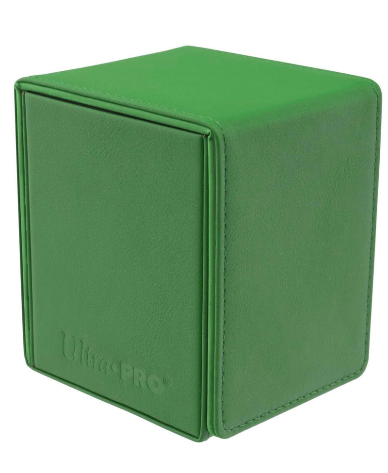 Vivid Alcove Flip Deck Box - Green - Ultra Pro Deck Boxes - Ultra Pro