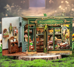 CUTEBEE DIY Book Nook Kit - Blossom Florists - Cutebee