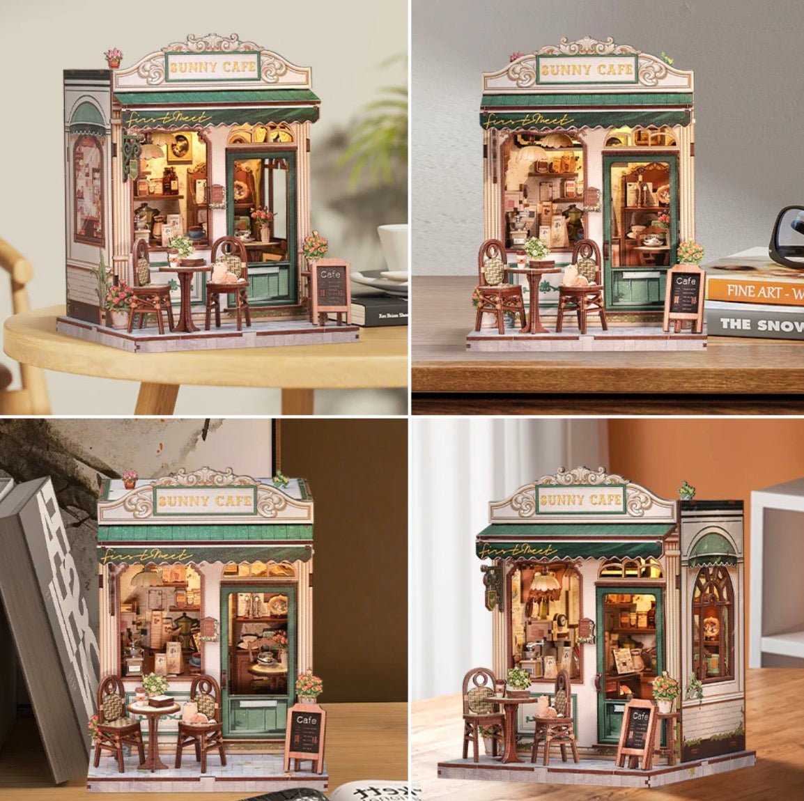 CUTEBEE DIY Miniature House | Sunny Cafe - Cutebee