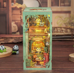 CUTEBEE DIY Book Nook Kit (Panda Bookshop) - Cutebee