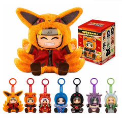 Naruto Shippuden Cute Beast Party Series Keychain Plush Blind Box - Top Toy