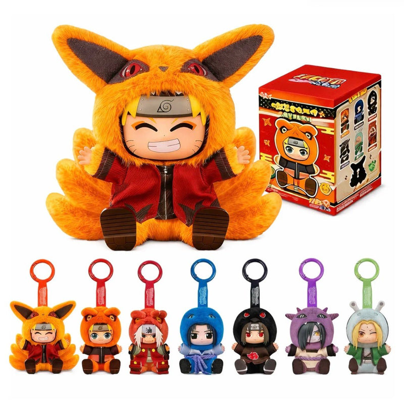 Naruto Shippuden Cute Beast Party Series Keychain Plush Blind Box - Top Toy