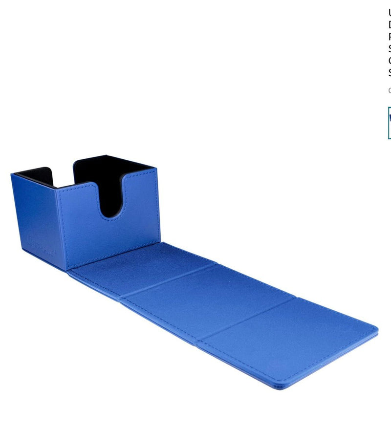 Blue deck box product on a white background