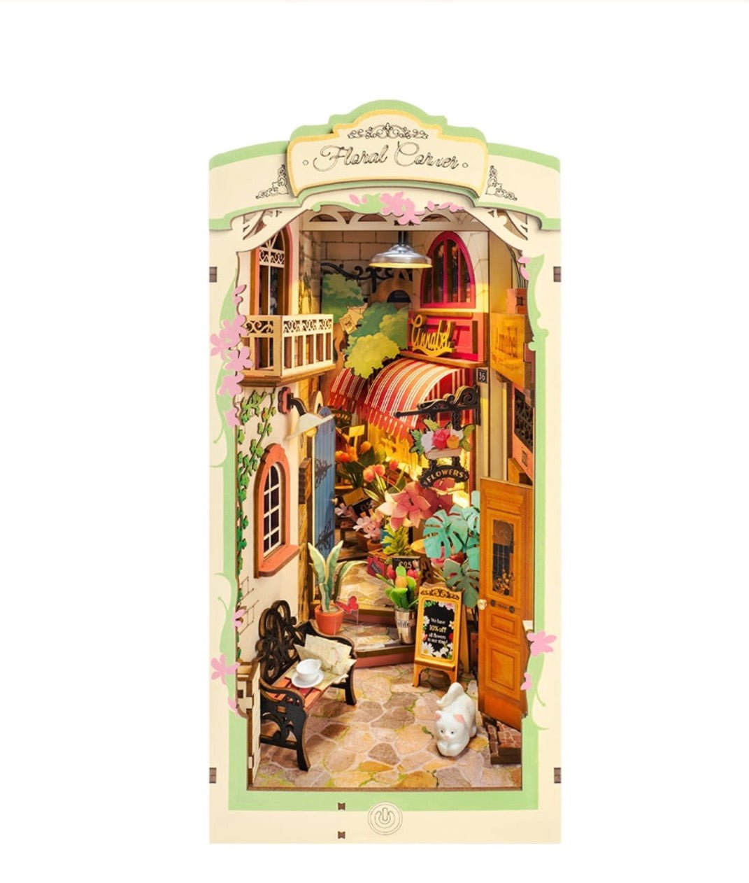 Pending - Rolife DIY Book Nook Kit - Floral Corner TGB09 - Rolife