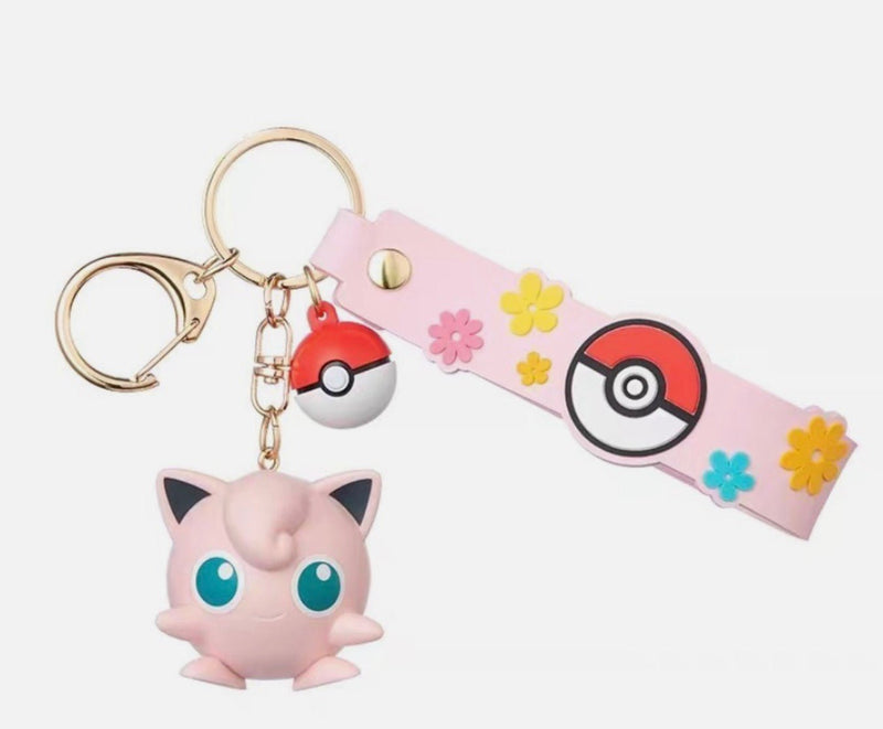 Pokémon Keychain Jigglypuff Wrist Strap - Funism