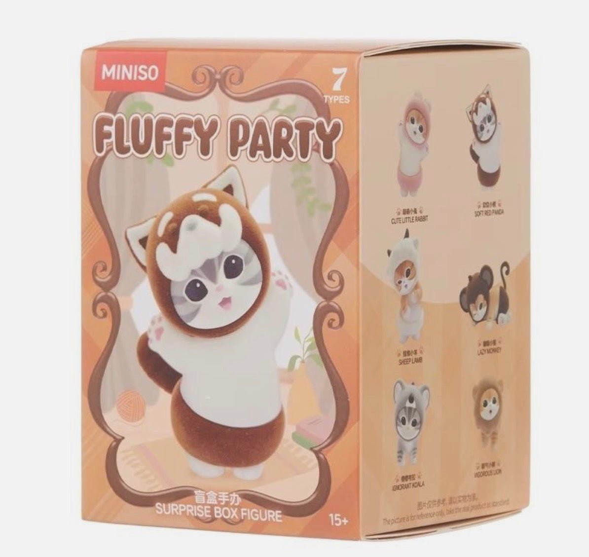 Mofusand Fluffy Party Series Figrure Confirmed Blind Box Cat Cute - Miniso