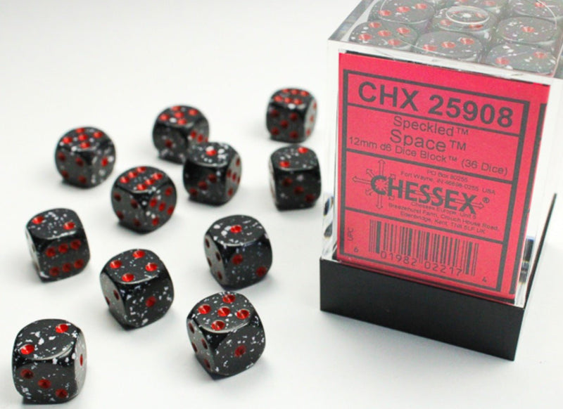Speckled Space 12mm d6 Dice Block (36 dice) - Chessex