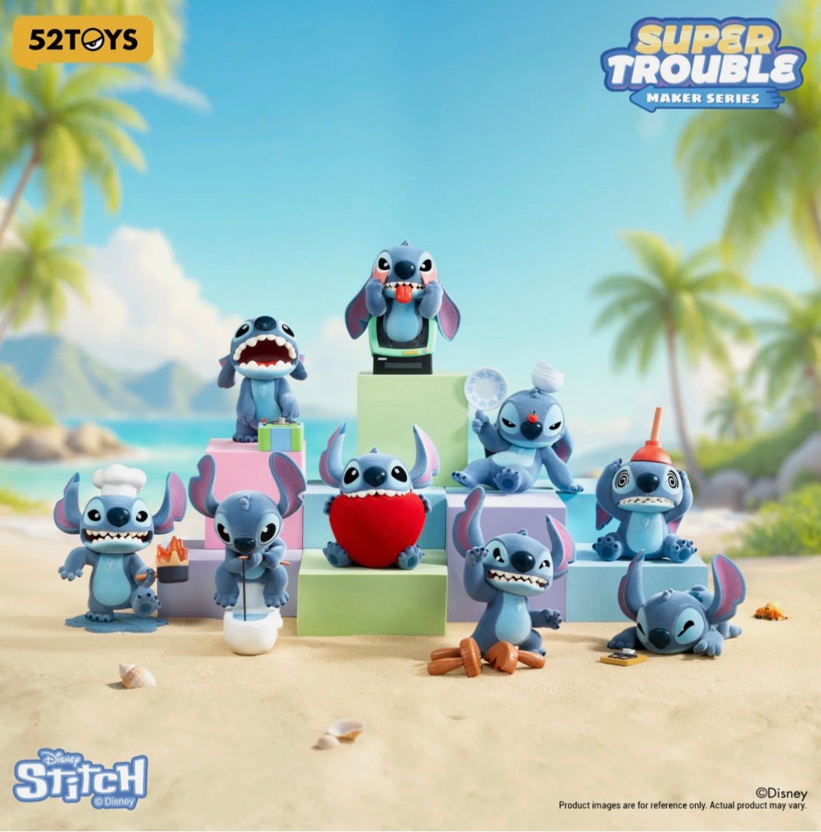 Stitch Super Trouble Maker Series One Blind Box - 52Toys
