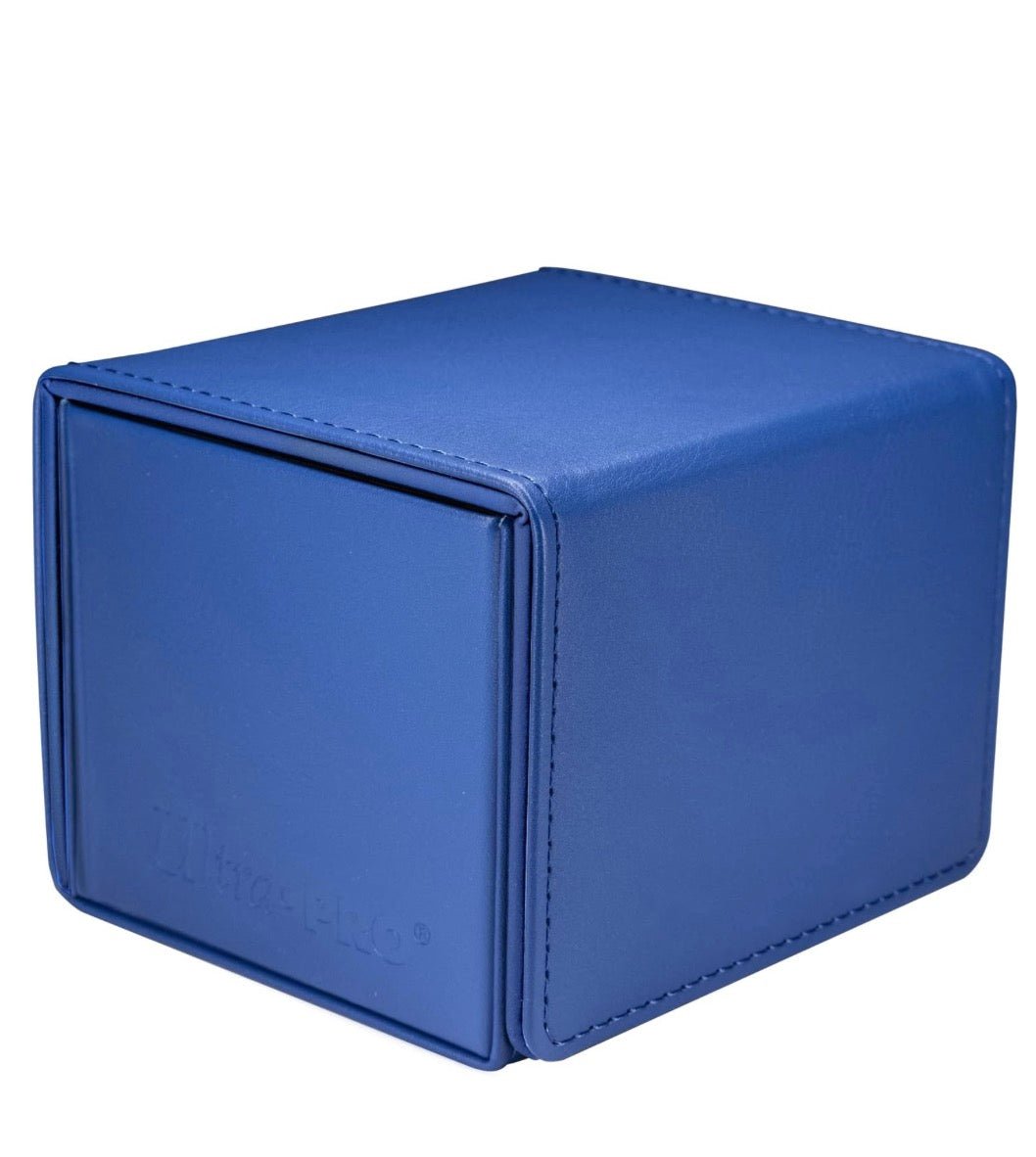 Blue deck box product on a white background