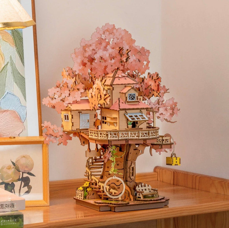 Pending - Rolife 3D Wooden Puzzle - Sakura Tree House TGS04 - Rolife