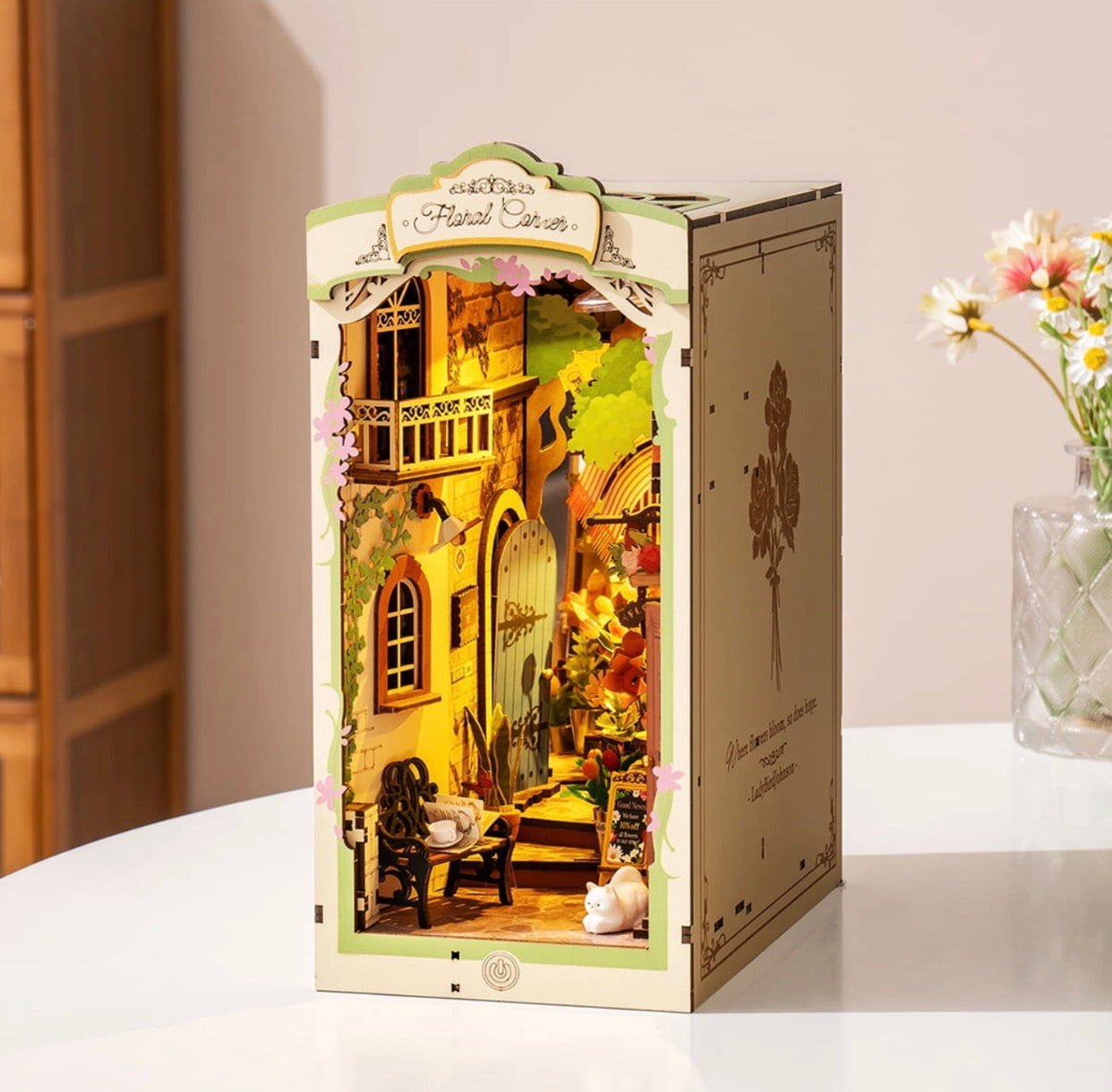 Pending - Rolife DIY Book Nook Kit - Floral Corner TGB09 - Rolife