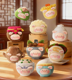 LuLu the Piggy Dim Sum House - Food Hunter Series Plush Keychain Blind Box - Toyzero+
